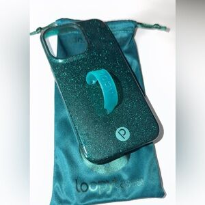 Loopy Sparkling Teal Phone Case